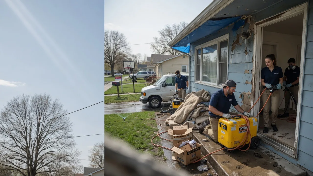 Basement Flood Cleanup in Greenfield, IA near me